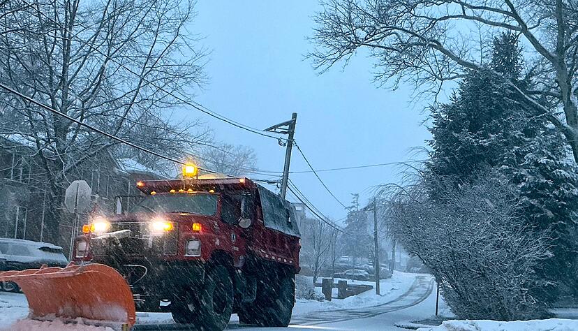 Auch der Bundesstaat New Jersey k&auml;mpfte mit den Folgen des heftigen Wintersturms.