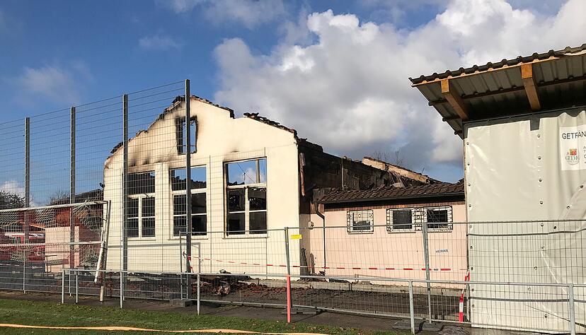 Brand im Sportheim Gundelsheim-Tiefenbach