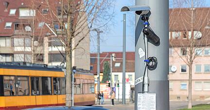 Auch an der Allee wurde eine Verkehrsz&auml;hlung durchgef&uuml;hrt.
Foto Andreas Veigel