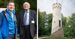 Der Wartbergturm in Künzelsau wurde saniert – auch dank einer Spende von Reinhold Würth.