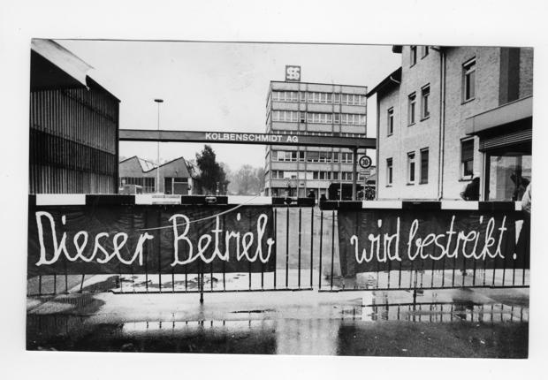 Am 15.05.84 wurde der Betrieb bestreikt.