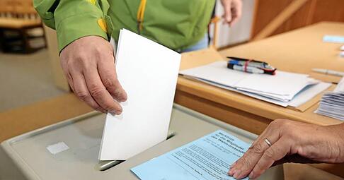 Eine hohe Wahlbeteiligung hatte Schwaigern zu verzeichnen. 81,8 Prozent nahmen in der Leintalstadt am Urnengang teil.
Foto: Andreas Veigel