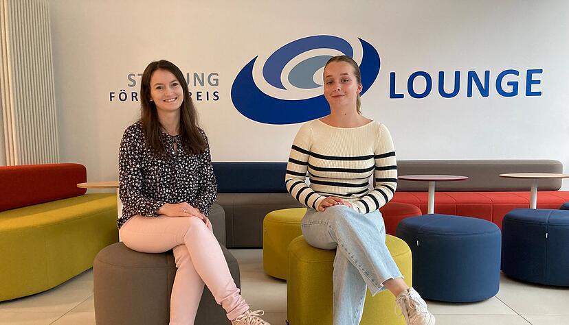 Stellen das Orientierungssemester an der Hochschule Heilbronn vor: Jessica Kuhn (links) und Amelie Rung. Stellen das Orientierungssemester an der Hochschule Heilbronn vor: Jessica Kuhn (links) und Amelie Rung.