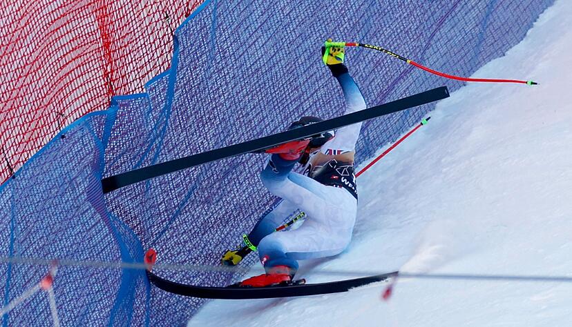 Folgenschwerer Sturz: Im Januar 2024 verletzte sich Kilde schwer. Folgenschwerer Sturz: Im Januar 2024 verletzte sich Kilde schwer.