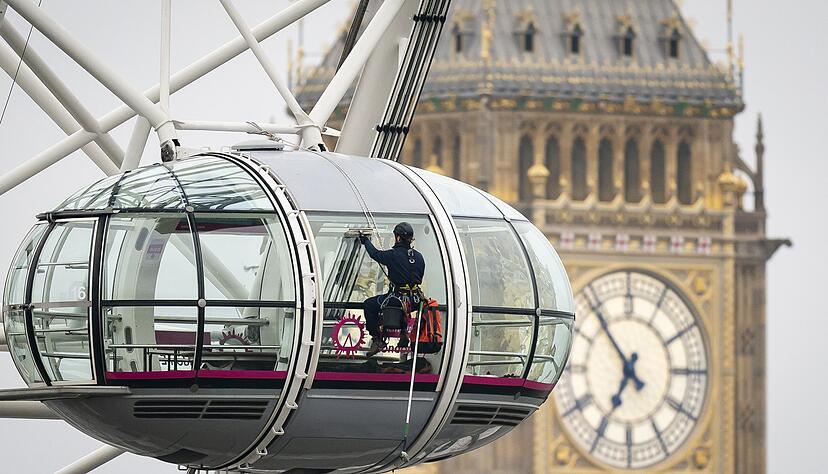 Das Riesenrad London Eye wurde vor 25 Jahren er&ouml;ffnet.