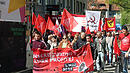 Die Innenstadt wurde zum Schauplatz einer gro&szlig;en Demonstration mit politischer Botschaft.