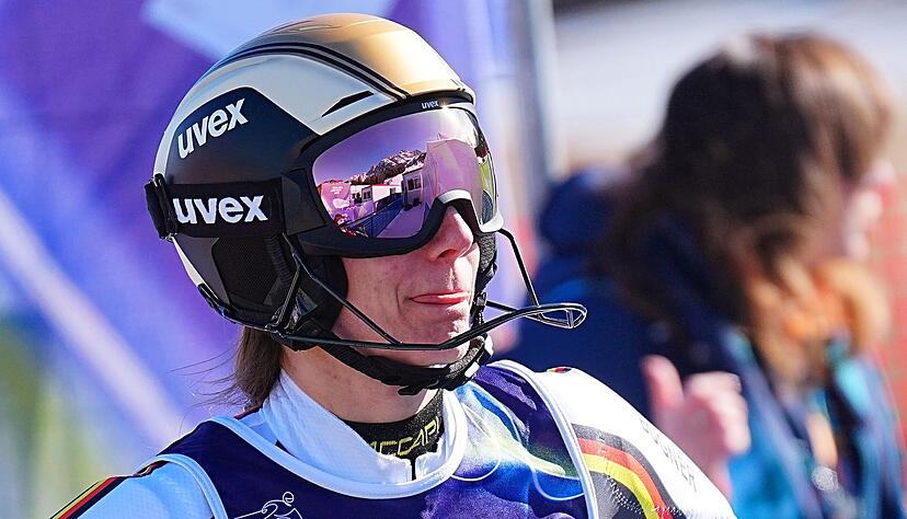 Hat im Slalom im ersten Tor des zweiten Laufes eingef&auml;delt: Lena D&uuml;rr.