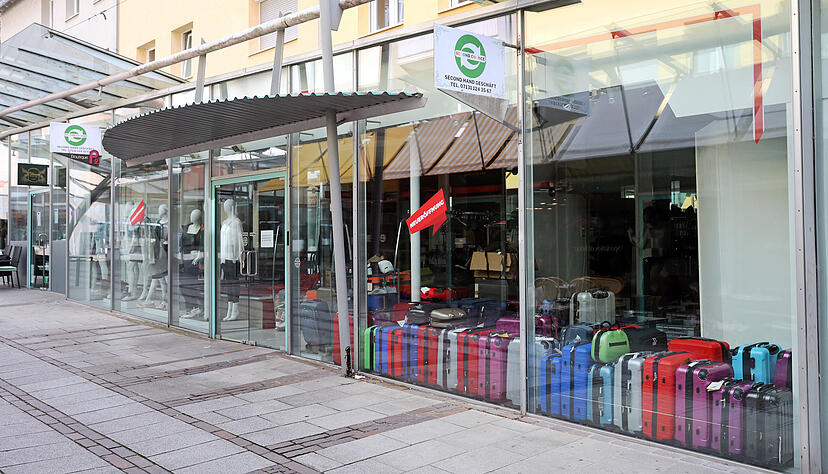 Das Einzelhandelsgesch&auml;ft Second-Chance in der Heilbronner Hafenmarktpassage hat geschlossen. F&uuml;r den Laden wird ein Nachmieter gesucht.