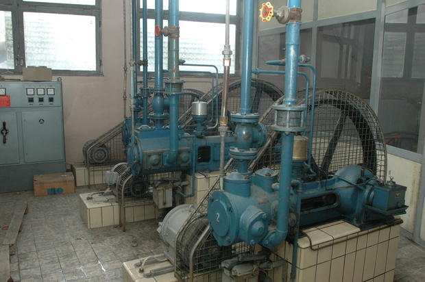 Hinter die Kulissen geschaut: Reif f&uuml;rs Museum ist die Druckluftanlage der Eppinger Brauerei.