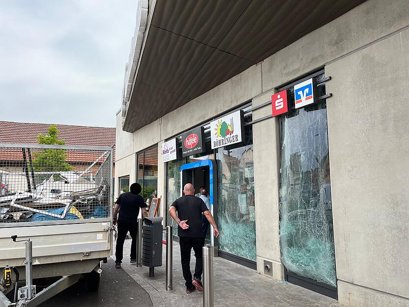 Geldautomatensprengung in Offenau: Bilder zeigen Ausmaß der Zerstörung