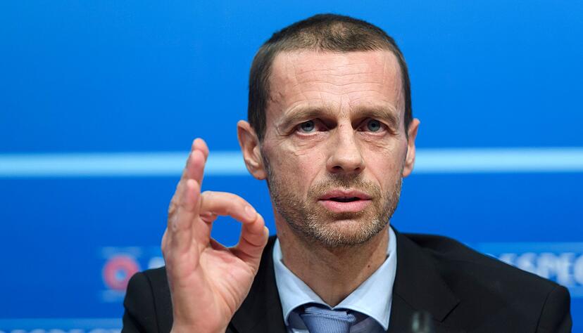 Die Zahlen stimmen. UEFA-Chef Ceferin zeigt sich zufrieden. Die Zahlen stimmen. UEFA-Chef Ceferin zeigt sich zufrieden.