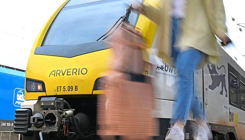 Zug der Bahngesellschaft Arverio: Sie wird k&uuml;nftig zum Monopolisten zwischen Stuttgart und Heilbronn.