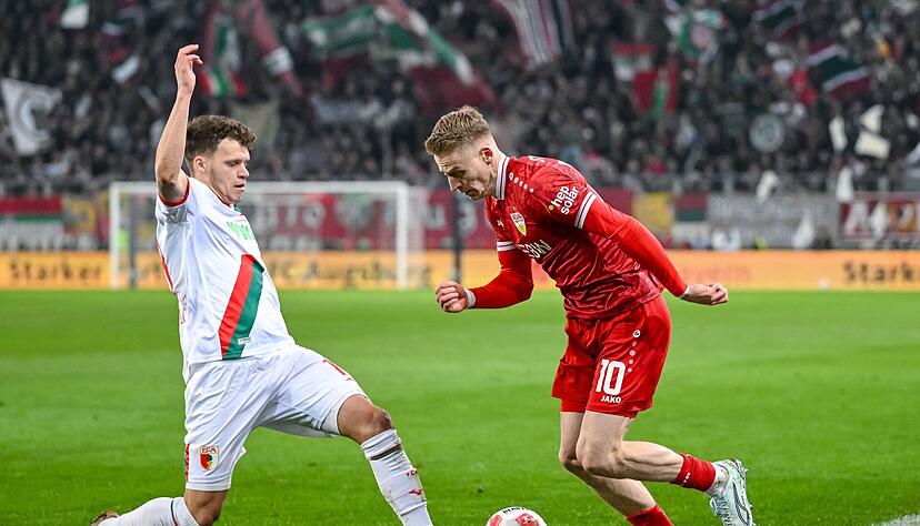 Viel ging in der Offensivbe beim VfB über Außenstürmer Chris Führich (r). Viel ging in der Offensivbe beim VfB über Außenstürmer Chris Führich (r).