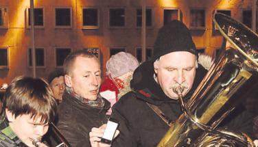 Verlässliche Musikanten: Mitglieder des Posaunenchors und Gäste.