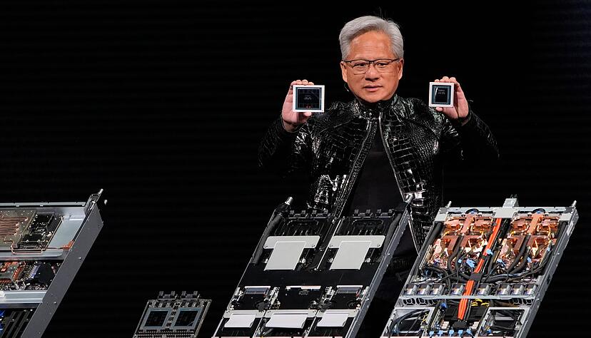 Jensen Huang, Chef von Nvidia: Der Chiphersteller profitiert vom Boom um KI. (Archivbild)