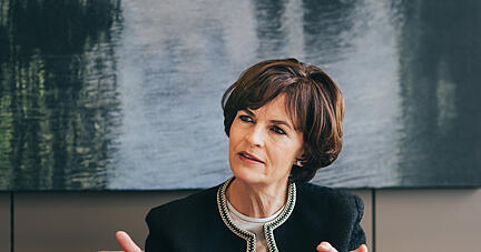 Gesellschaftlich engagiert und meinungsstark: Trumpf-Chefin Nicola Leibinger-Kamm&uuml;ller findet in Interviews regelm&auml;&szlig;ig deutliche Worte. 
Foto: Trumpf