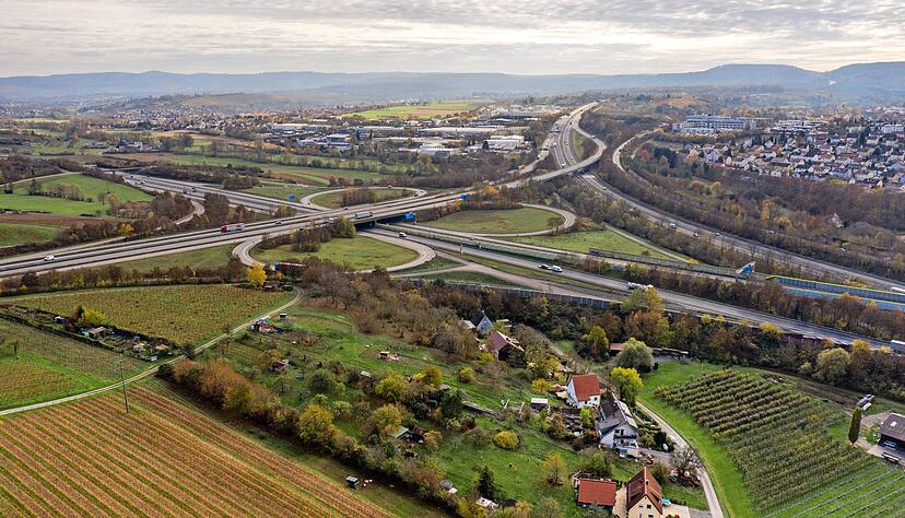 Das Weinsberger Kreuz von oben. Foto: Matthias Bitsch Das Weinsberger Kreuz von oben. Foto: Matthias Bitsch