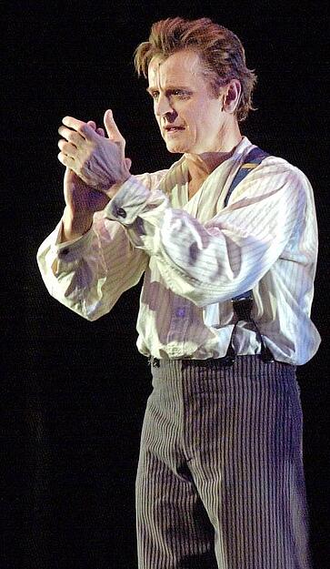Der T&auml;nzer Mikhail Baryshnikov 2004 im Theater Heilbronn.
