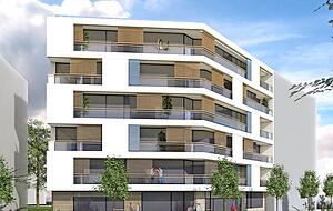 Das geplante Haus "Edge" im zweiten Bauabschnitt des neuen Stadtquartiers Neckarbogen. Das geplante Haus "Edge" im zweiten Bauabschnitt des neuen Stadtquartiers Neckarbogen.