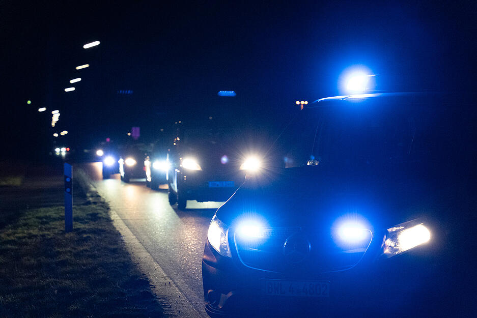 Für den Trafo-Schwertransport hatte die Polizei den Straßenabschnitt von Böckingen bis zu Abzweigung Frankenbach für eine Stunde gesperrt.