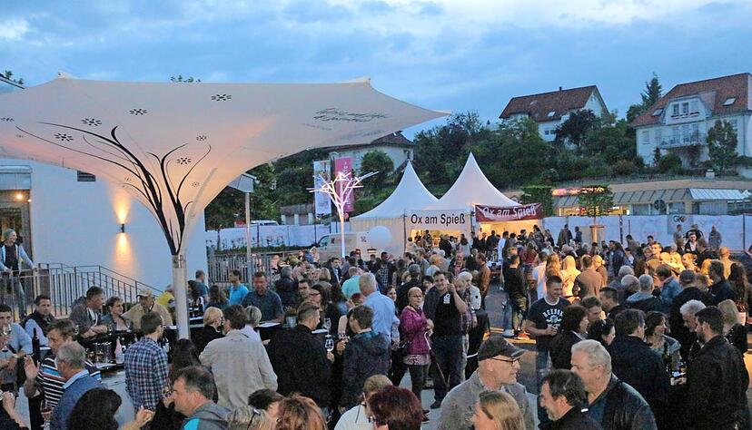 Mit diesem großen Andrang auf ihrem Gelände hatte die Schlosskellerei Affaltrach nicht gerechnet. Teilweise musste der Zugang gesperrt werden.Foto: Döttling Mit diesem großen Andrang auf ihrem Gelände hatte die Schlosskellerei Affaltrach nicht gerechnet. Teilweise musste der Zugang gesperrt werden.Foto: Döttling