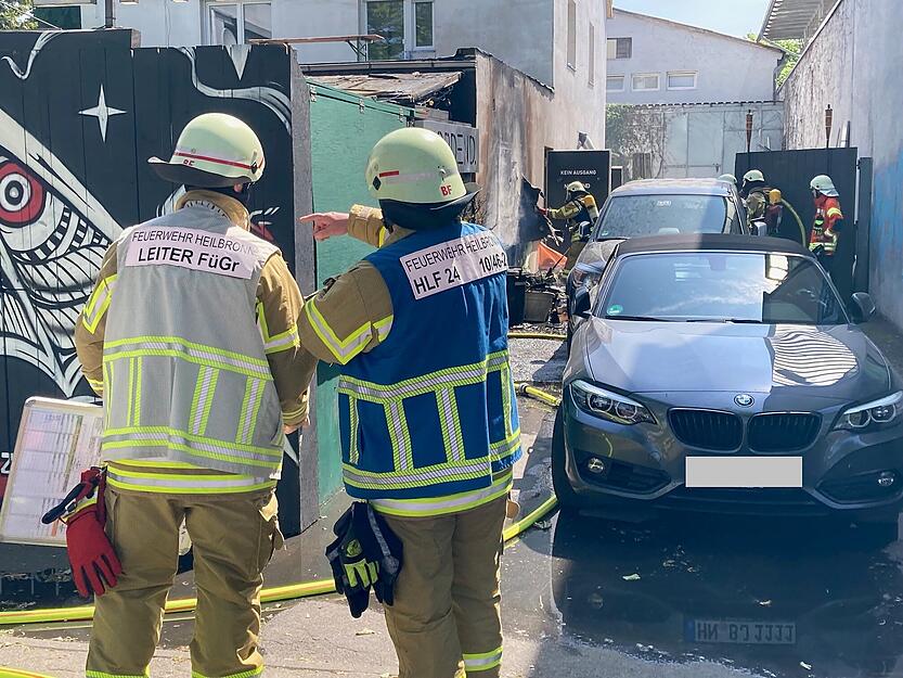 Feuerwehreinsatz in Heilbronn Feuerwehreinsatz in Heilbronn