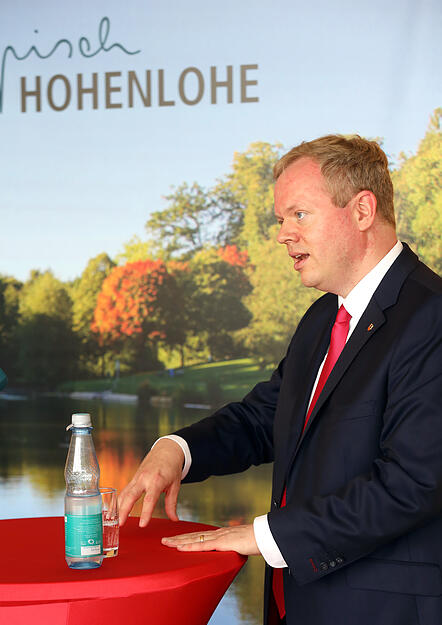 Ministerpr&auml;sident Winfried Kretschmann in Hohenlohe, Kupferzell