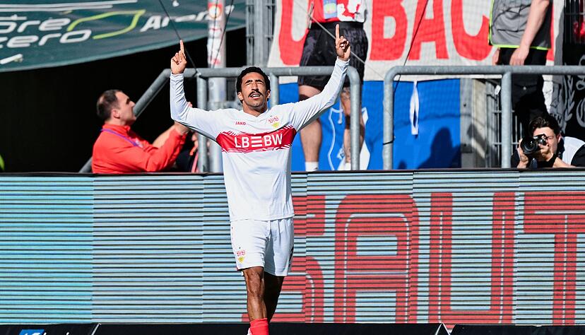 Jubel in der Nachspielzeit: VfB-Joker Tiago Tom&aacute;s.