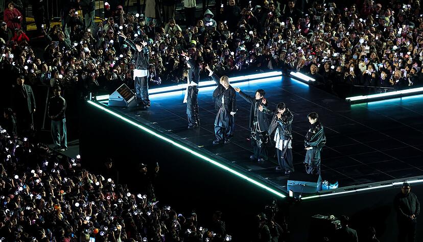 Die «Army» jubelte der Band zu. Die «Army» jubelte der Band zu.