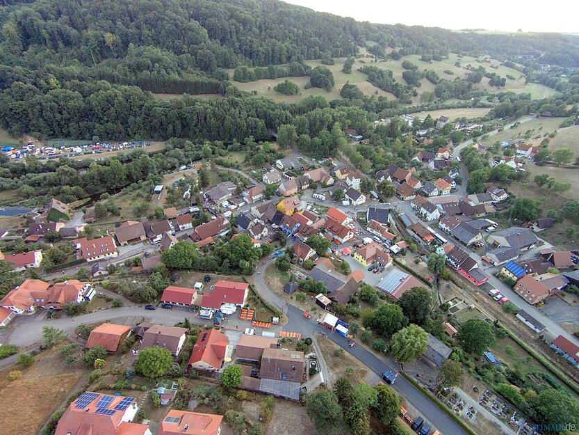 Luftaufnahmen Gassenfest Eberbach