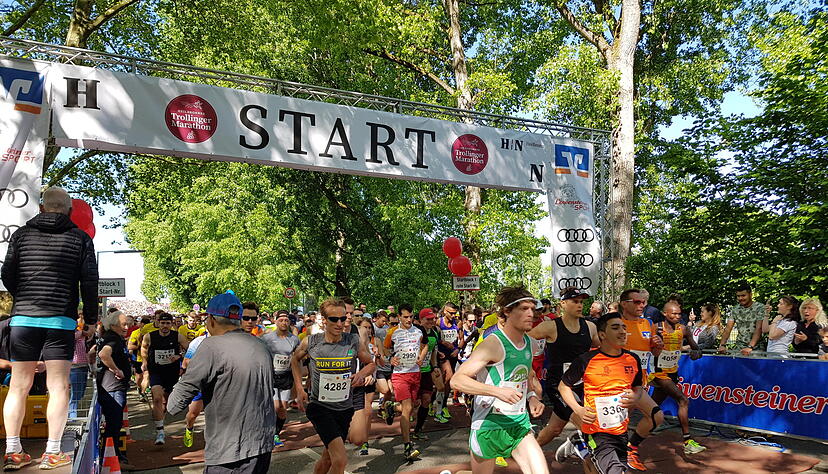 Start zum Trollinger Marathon 2018 Start zum Trollinger Marathon 2018