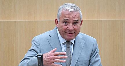 Thomas Strobl (CDU) spricht. Thomas Strobl (CDU) spricht.