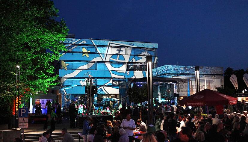 Das Blaue Fest, 25-j&auml;hrige St&auml;dtepartnerschaft Bad Friedrichshall mit St. Jean Le Blanc