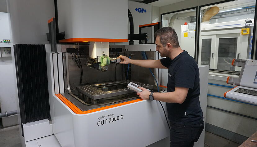 In Nordheim produziert Eberhard Pr&auml;zisionsteile im Standard- und Sonderteilebereich. Die Nachfrage war zuletzt vor allem aus dem Ausland gro&szlig;.