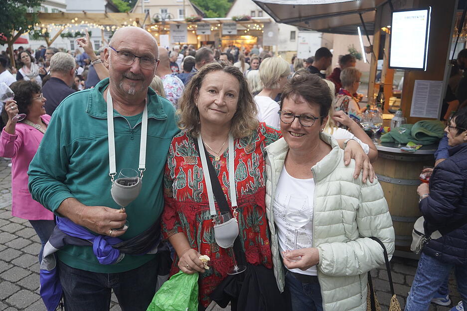 Der Samstag beim Hohenloher Weindorf in Öhringen