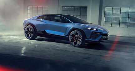 Keilf&ouml;rmig und schnell, soweit typisch Lamborghini. Doch die Serienfassung des Lanzador soll 2028 das erste reine E-Auto der italienschen Audi-Tochter werden.
