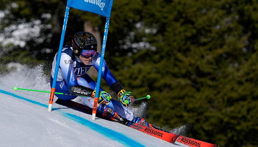 Federica Brignone gewann ihre dritte Weltcup-Kristallkugel dieses Winters.
