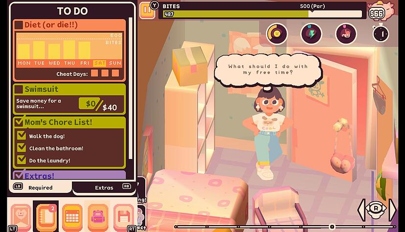 Die Mutter aller Fragen - und zwar die nach der Freizeitgestaltung.