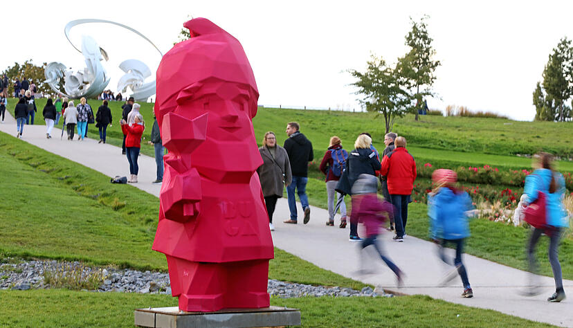 Besucher auf der Bundesgartenschau in Heilbronn. Foto: Archiv/Ralf Seidel