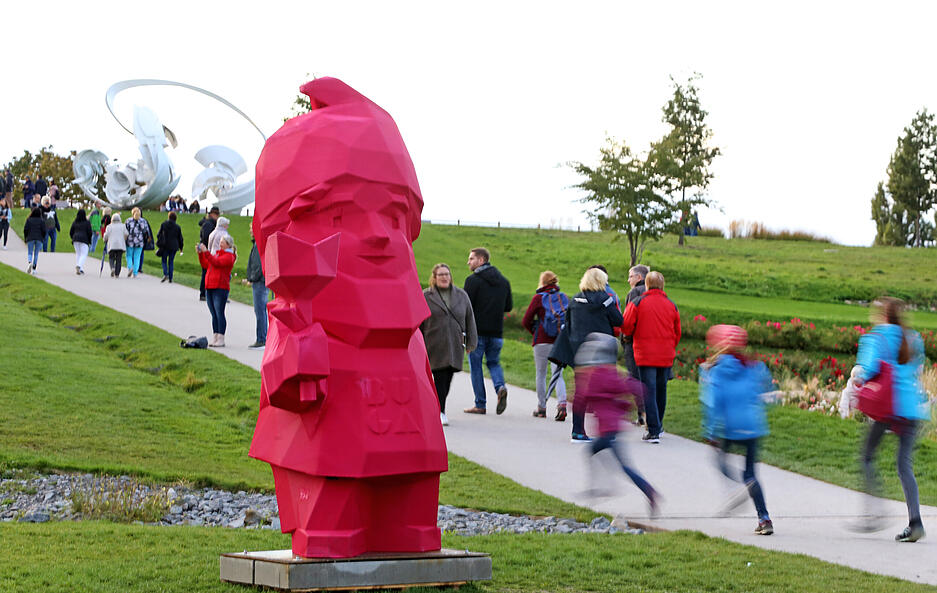 Besucher auf der Bundesgartenschau in Heilbronn. Foto: Archiv/Ralf Seidel