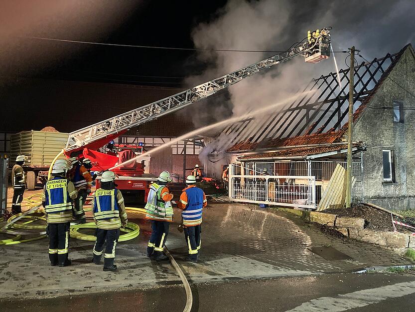 Scheunenbrand Neuenstein
