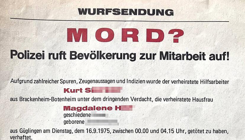 Die Polizei verteilt 15 000 Faltblätter und bittet die Bevölkerung um Mithilfe. Sie arbeitet Hinweis für Hinweis ab. Erkenntnisse zu Leni H. bleiben aus. Die Polizei verteilt 15 000 Faltblätter und bittet die Bevölkerung um Mithilfe. Sie arbeitet Hinweis für Hinweis ab. Erkenntnisse zu Leni H. bleiben aus.