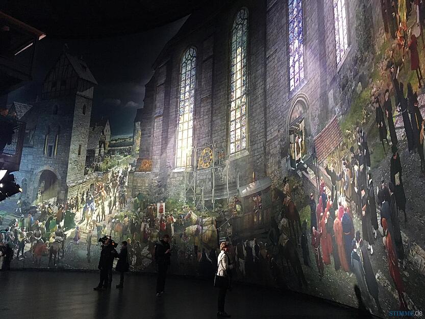 Panorama Luther 1517 in Wittenberg vorgestellt