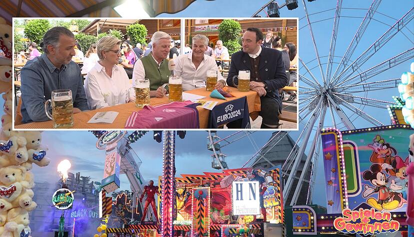 Am Eröffnungsabend wurde die erste Folge von Volksfest.TV gedreht. Am Eröffnungsabend wurde die erste Folge von Volksfest.TV gedreht.