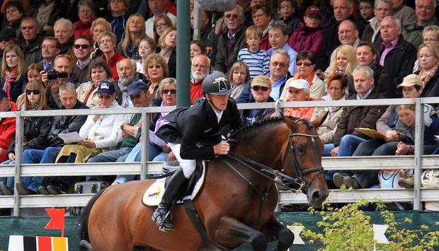 Marcus Ehning und Copin van de Broy ritten auf Platz acht. Foto: Hubert Jelinek Marcus Ehning und Copin van de Broy ritten auf Platz acht. Foto: Hubert Jelinek