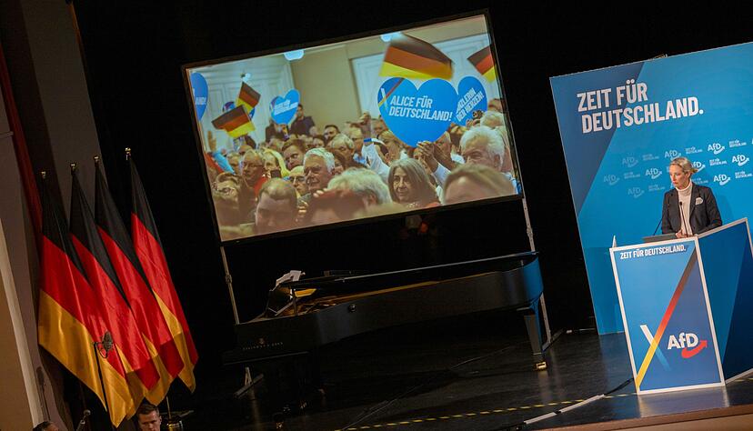 In Heidenheim gab es eine Demonstration anl&auml;sslich einer AfD-Wahlkampfveranstaltung mit Kanzlerkandidatin Alice Weidel.