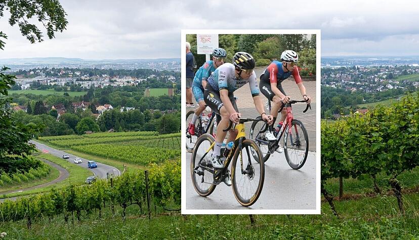 Für die Profis, die bei der Deutschland Tour (Symbolbild aus 2023) am Start sind, geht es in Heilbronn hinauf zum Jägerhaus. Für die Profis, die bei der Deutschland Tour (Symbolbild aus 2023) am Start sind, geht es in Heilbronn hinauf zum Jägerhaus.