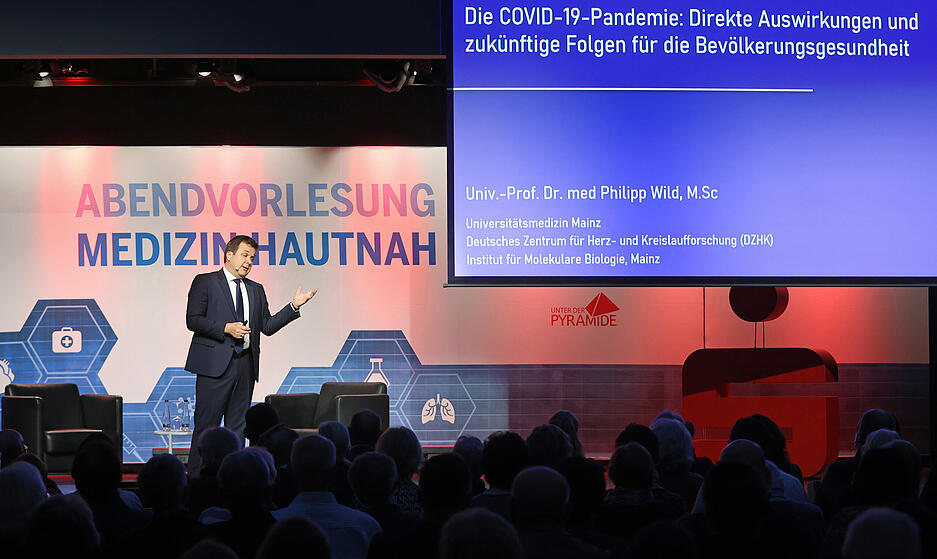 Abendvorlesung Medizin Hautnah mit Prof. Dr. med. Philipp Wild über Corona und Long Covid
