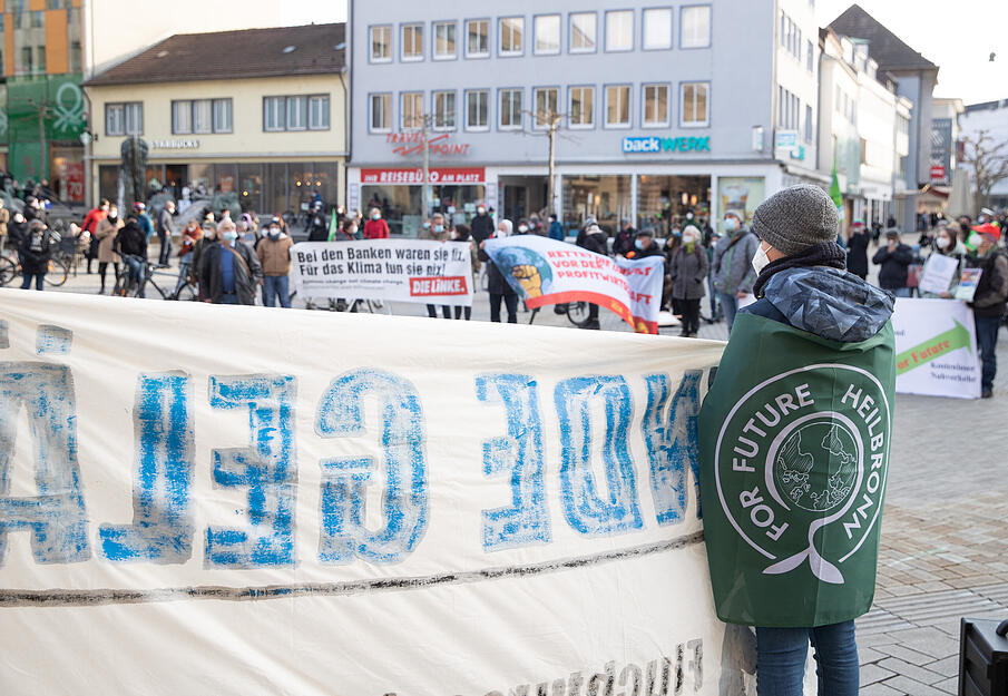 Kundgebung in Heilbronn zum Globalen Klimaaktionstag
