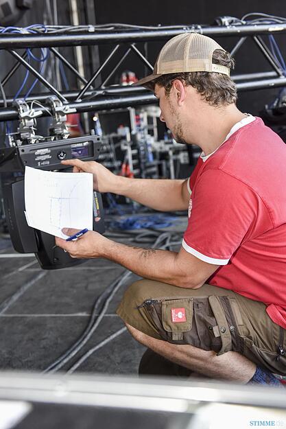 Aufbauarbeiten bei Haigern live Aufbauarbeiten bei Haigern live